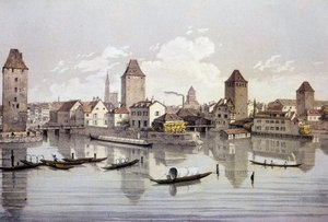Ansicht der Stadt Straßburg am Rhein von Unknown artist