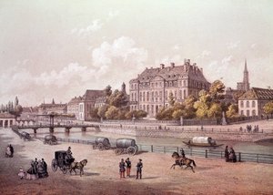 Ansicht der Stadt Straßburg am Rhein