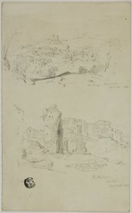 Ansichten von Bethanien und Bethlehem von Unknown artist