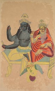 Vishnu und Lakshmi