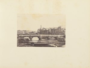 Blick von der Pont des Arts in Paris von Unknown artist