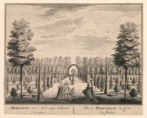 Ansicht von Merenbourg vom Garten aus
