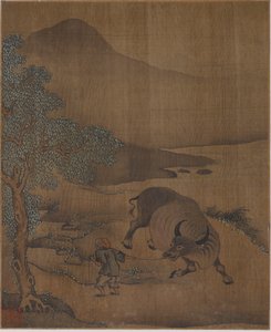 Wasserbüffel und Hirtenjunge von Unknown artist
