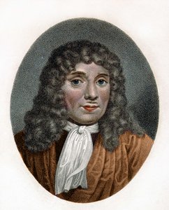 Porträt von Antonie Van Leeuwenhoek, niederländischer Naturforscher (1632-1723). 18. Jahrhundert Gravur