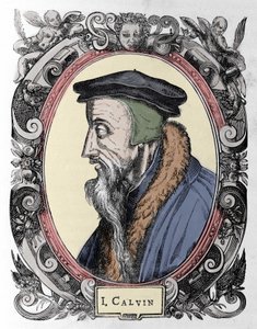 Porträt von Jean Calvin (1509-1564), französischer Religionsreformer und Schriftsteller.