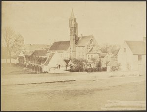 [Kathedrale und umliegendes Dorf] von Unknown artist/maker