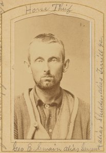 George E. Swain alias Sargeant, Pferdedieb von Unknown artist/maker