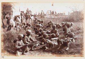 14. Sikhs warten auf den Angriff, Delhi Übungslager