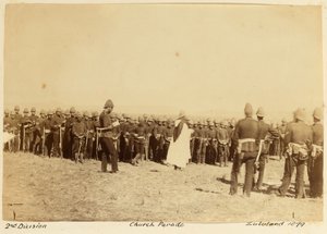 Kirchenparade der 2. Division, Zululand von Unknown photographer
