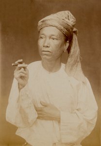 Ein burmesischer Mann, ca. 1885 von Unknown photographer