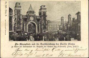 Berlin, Franz Josef I am Pariser Platz, Ehrentor