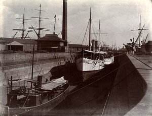 Bombays Werft, Indien von Unknown photographer