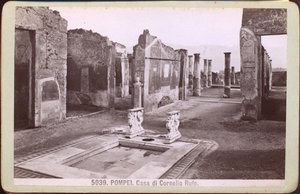 Casa di Cornelio Rufo in Pompeji, ca. 1880
