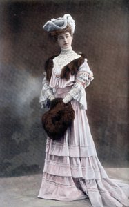 Französische Komödiantin Gabrielle Dorziat (1880-1979), Foto von Reutlinger aus der französischen Zeitung "Le Theatre", September 1905