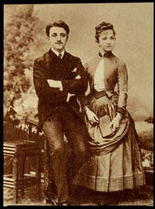 Georges und Jeanne Hugo (Enkelkinder von Victor Hugo)