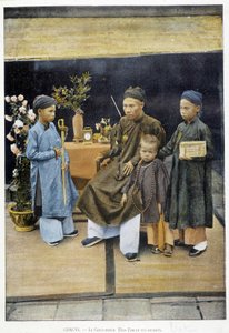 Gouverneur Dao Tan und seine Kinder, ca. 1895, „Rund um die Welt“, Ende 19. Jahrhundert