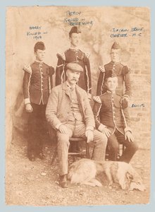 Gruppenporträt von William Carter mit seinen Söhnen von Unknown photographer