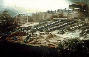 In Montmartre bedrohen die großen Kanonen der Regierung Paris, März 18 von Unknown photographer