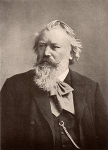 Johannes Brahms (1833-1897) deutscher Komponist, Halbton