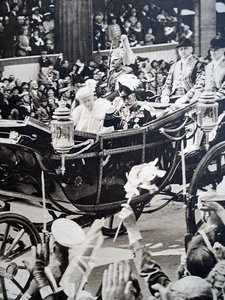 König Georg V. und Mary von Teck von Unknown photographer