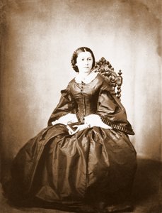 Porträt von Clara Schumann, Ehefrau von Robert Schumann von Unknown photographer
