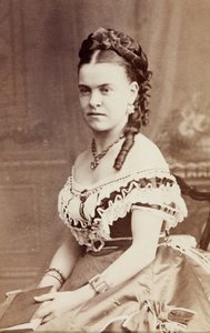 Porträt von Edith Wynne, ca. 1860er Jahre von Unknown photographer