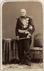 Porträt von Esprit Victor Elisabeth Boniface de Castellane, Marschall von Frankreich, französischer Militär, geboren in Paris am 21. März 1788 und gestorben in Lyon am 16. September 1862 von Unknown photographer
