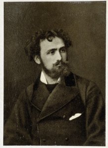 Porträt von Eugène Delacroix (1798 - 1863) im Jahr 1854