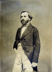 Porträt von Giuseppe Verdi um 1845 Museo della Scala de Milan von Unknown photographer