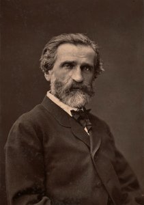 Porträt von Giuseppe Verdi, berühmter Komponist