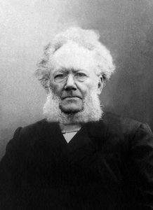 Porträt von Henrik (Henri) Johan Ibsen (1828-1906), norwegischer Dramatiker