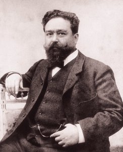 Porträt von Isaac Albéniz (1860-1909), spanischer Pianist und Komponist. Fotografie, 1886. Fundación Albéniz, Madrid.