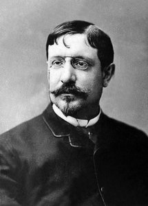 Porträt von Jean Joseph Constant, genannt Benjamin Constant (1845-1902), französischer Orientalist, Maler und Graveur von Unknown photographer