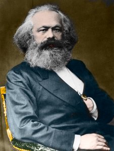 Porträt von Karl Marx (1818-1883).