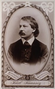 Porträt von Karl Taussig (Stich nach Foto) von Unknown photographer