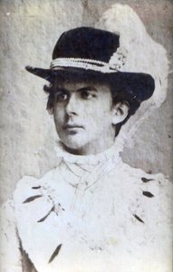 Porträt von Ludwig II. von Bayern mit Hut