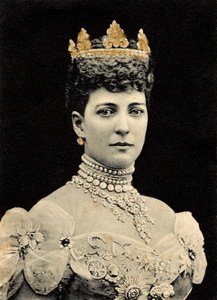 Porträt von Königin Alexandra von Dänemark von Unknown photographer