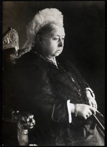 Porträt von Königin Victoria (1819-1901), Königin des Vereinigten Königreichs von Großbritannien und Irland. FPL-Sammlung von Unknown photographer