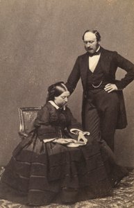 Porträt von Königin Victoria von England und Prinzgemahl Albert von Sachsen-Coburg-Gotha von Unknown photographer