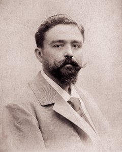 Porträt des Komponisten und Pianisten Isaac Albeniz (1860-1909) im Alter von 35 Jahren