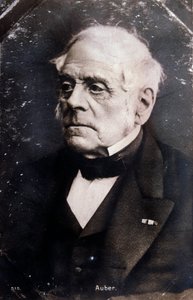 Porträt des englischen Komponisten Daniel François Esprit Auber von Unknown photographer