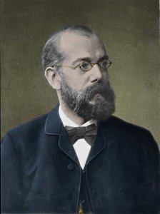 Porträt des deutschen Arztes Robert Koch (1843-1910)
