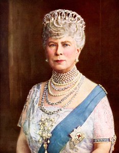 Königin Mary, Gemahlin von König George V., Mary von Teck, Victoria Mary Augusta Louise Olga Pauline Claudine Agnes von Unknown photographer
