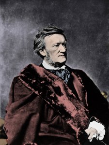 RICHARD WAGNER (1813-1883) deutscher Komponist - Porträtfoto von Unknown photographer