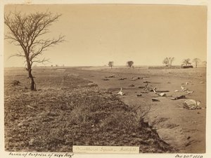 ?Szene der Überraschung des xciv Regiments?, 1881 von Unknown