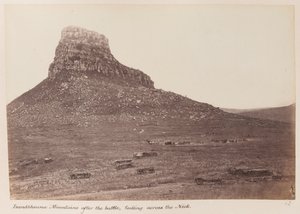 Das Schlachtfeld von Isandlwana von Unknown photographer