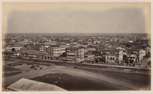 Blick vom Ochterlony-Denkmal, Kalkutta von Unknown photographer