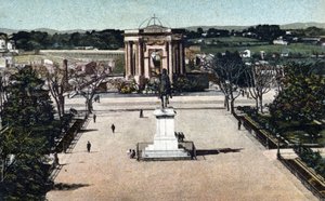Ansicht der Promenade du Peyrou in Montpellier, Herault von Unknown photographer