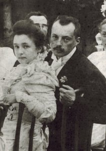 Wladimir Dmitrijewitsch Nabokow (1870-1922) und Jelena Iwanowna Rukawischnikowa (1876-1939)