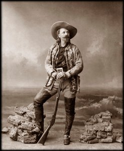 William Frederick Cody - Bekannt als Buffalo Bill - Porträt von Buffalo Bill (1846-1917), Colonel William Cody von Unknown photographer